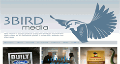 Desktop Screenshot of 3birdmedia.com