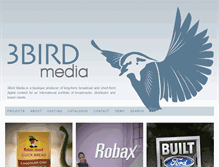 Tablet Screenshot of 3birdmedia.com